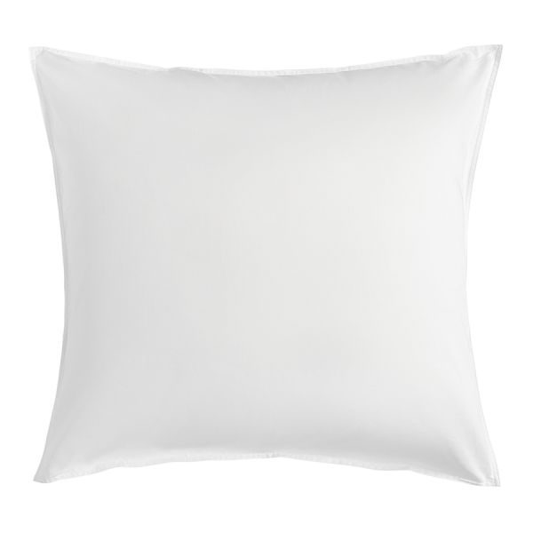 Набор наволочек из плотного сатина белого цвета из коллекции essential, 70х70 см Tkano