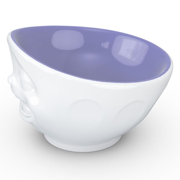 Чаша tassen laughing 500 мл белая-лавандовая