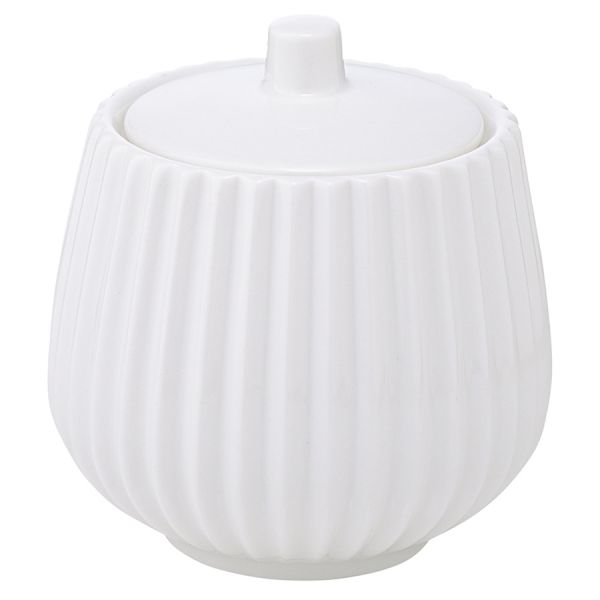 Сахарница белого цвета из коллекции edge, 240 мл Tkano