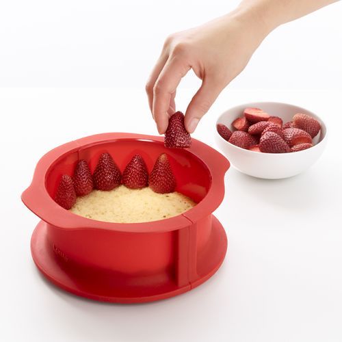 Форма разъемная силиконовая с керамическим блюдом 23 см LEKUE 