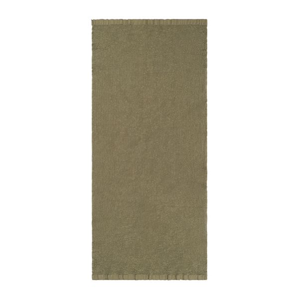 Полотенце банное из умягченной вафли цвета хаки из коллекции essential, 70x140 см Tkano