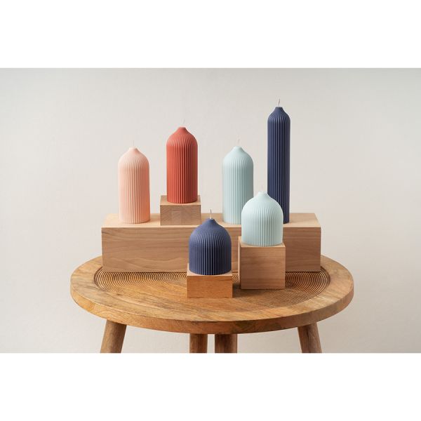 Свеча декоративная терракотового цвета из коллекции edge 10,5 см