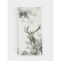 Салфетки бумажные, 33х33 см, 20 шт, прямоугольные, белые, Олень, Maral grey ANNA LAFARG