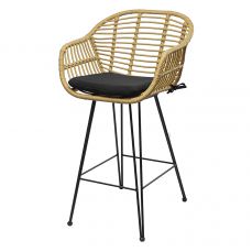 Стул полубарный vetle bent, ротанг Bergenson Bjorn