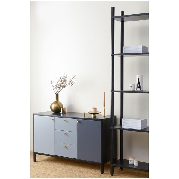 Комод saga bjorn 120х45х75 см черный