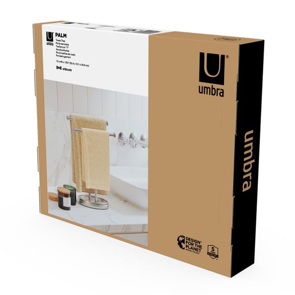 Держатель для полотенец palm, никель Umbra
