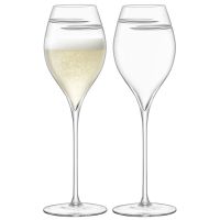 Набор из 2 бокалов для шампанского signature verso tulip 370 мл G1530-13-408