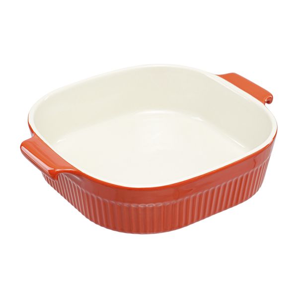 Блюдо для запекания soft ripples, 26,2х22,6 см, красное Liberty Jones