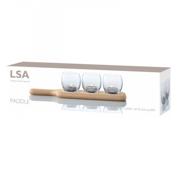 Набор подсвечников на подставке paddle, 34 см, 3 шт LSA International
