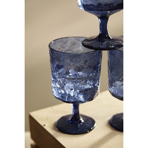 Набор бокалов для вина arctic, 280 мл, синий, 4 шт Liberty Jones