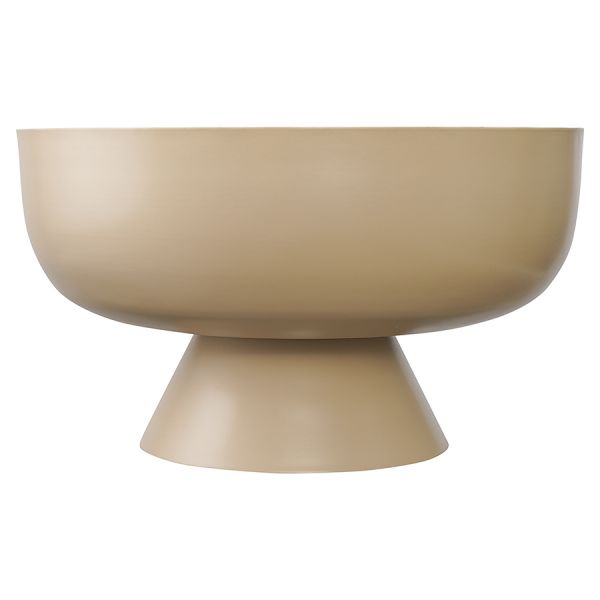 Блюдо на ножке vivlend 25,5 см, бежевое Bergenson Bjorn