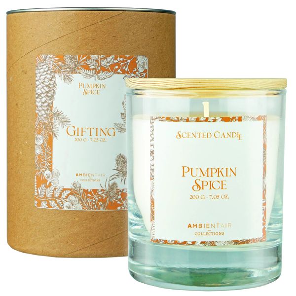 Свеча ароматическая gifting, pumpkin spice, 40 ч Ambientair