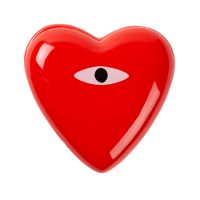 Шкатулка для украшений heart, 10х10х4 см, красная Doiy