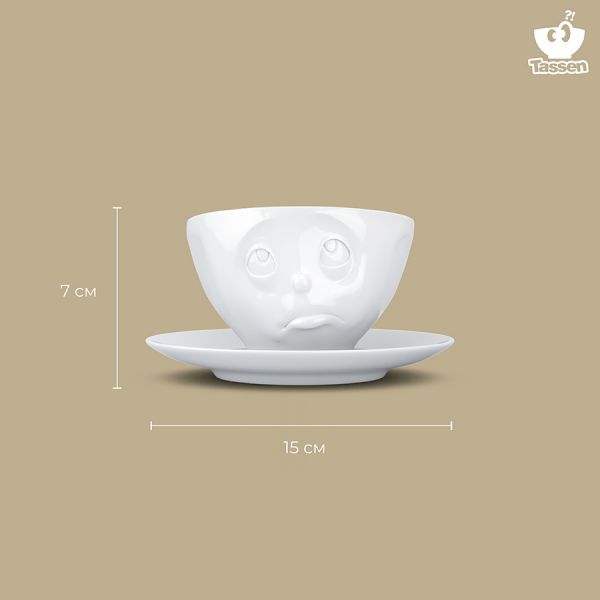 Чайная пара tassen oh please 200 мл белая