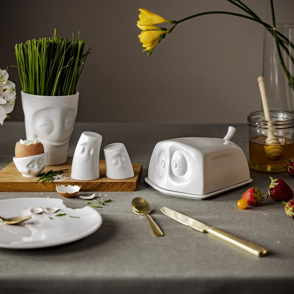 Масленка hidden, 13x15,5x6,5 см, белая Tassen
