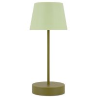 Лампа настольная oscar usb 14.5х14.5х34 см оливковая