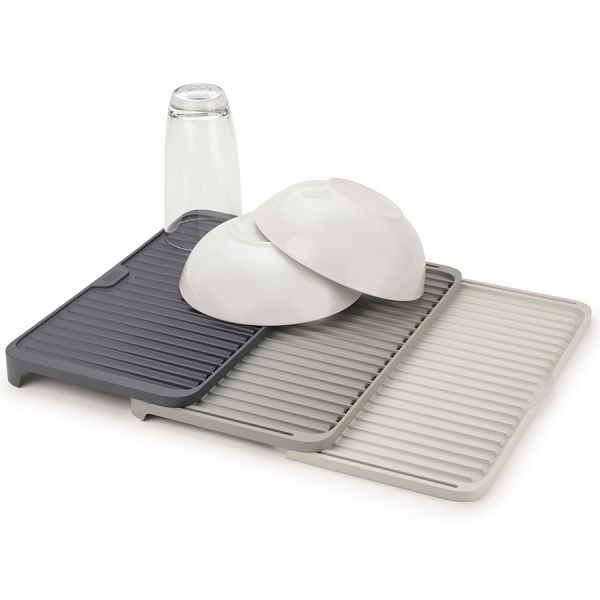 Коврик для сушки tier раздвижной серый