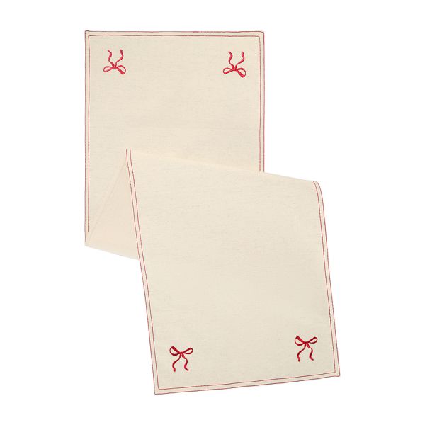 Дорожка на стол fancy bows бежевого цвета из коллекции essential, 45x150 см Tkano