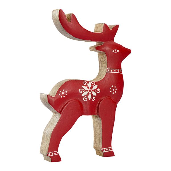 Декор новогодний reindeer rudolph из коллекции new year essential, 20 см Tkano