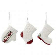 Набор ёлочных украшений warming tale из коллекции new year essential, 3 шт Tkano
