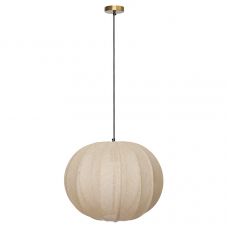 Светильник подвесной texture rib, D48 см, бежевый Bergenson Bjorn