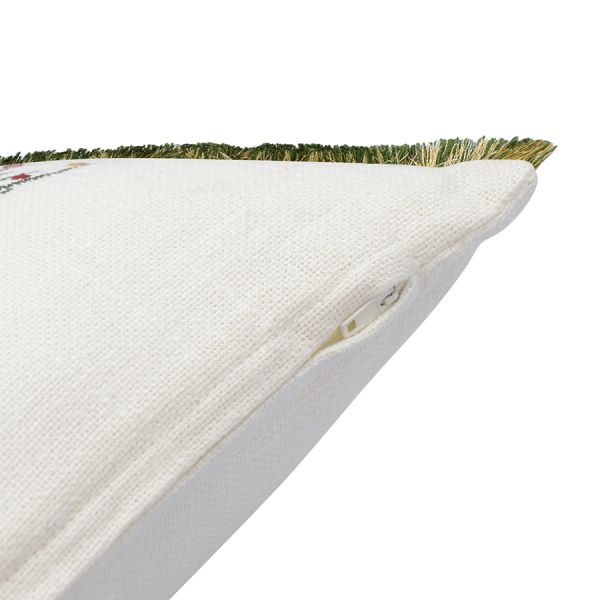 Подушка декоративная с вышивкой christmas tree из коллекции new year essential 30х45 см Tkano