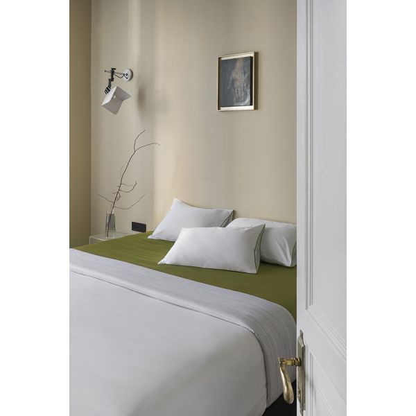 Набор наволочек из сатина из коллекции meditation, olive, 70х70 см Tkano