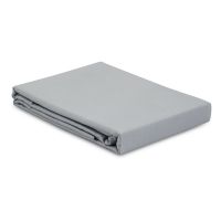 Простыня из премиального сатина светло-серого цвета из коллекции essential, 180х270 см Tkano