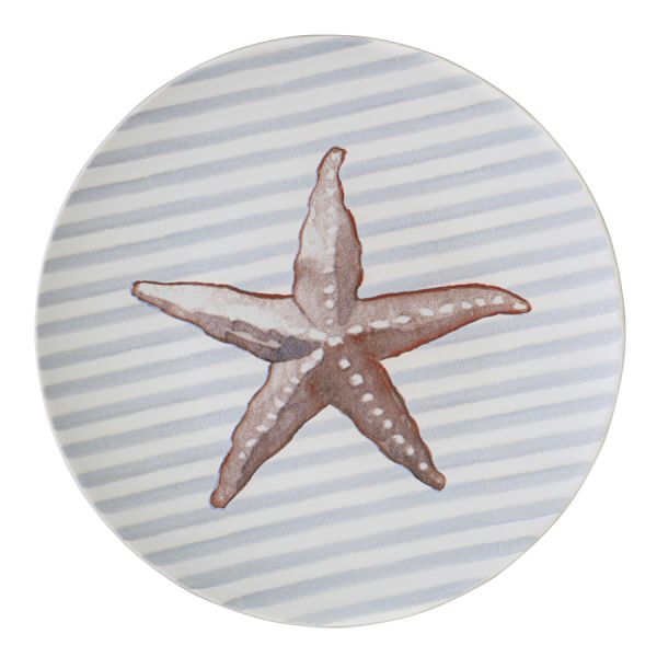 Набор из четырех тарелок aquarium из коллекции sea treasures 21.5 см Tkano