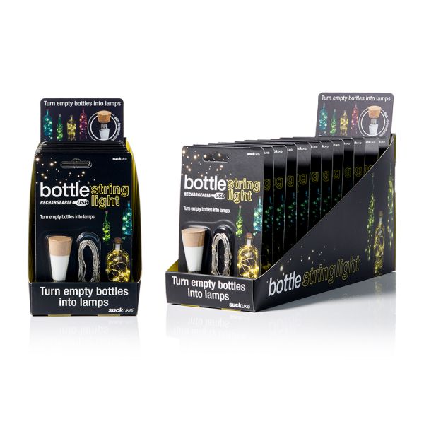 Usb-гирлянда bottle, прозрачный Suck UK
