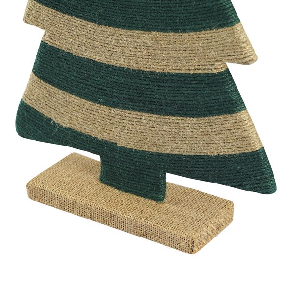 Декор новогодний trendy stripes из джута и гофрированного картона из коллекции new year essential Tkano