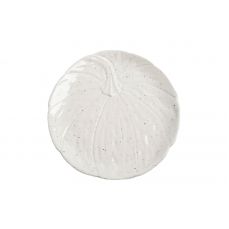 Блюдо 22 см, керамика, белое, в крапинку, Тыква, Light pumpkin ANNA LAFARG