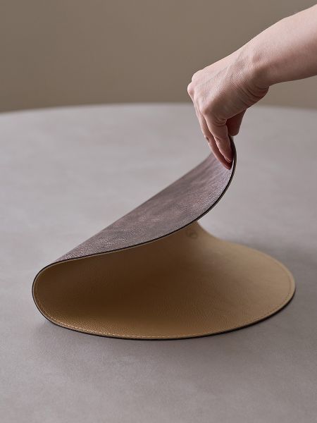 Салфетка сервировочная pool, 30х45 см, коричневая/золотистый металлик Liberty Jones