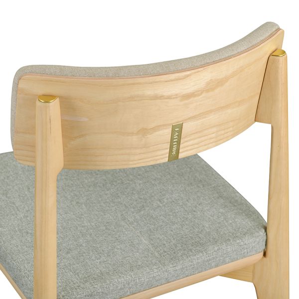 Стул aska рогожка ясень/бежевый/зеленый Latitude