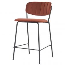 Стул полубарный eirill, велюр, кирпичный Bergenson Bjorn
