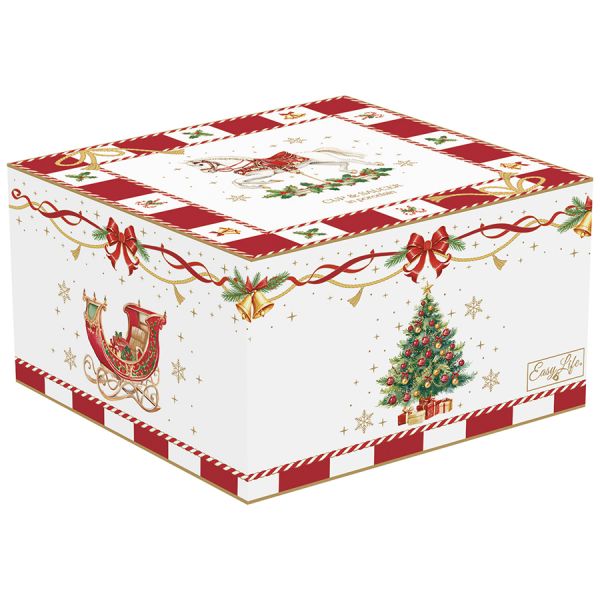 Чашка с блюдцем christmas tale 200 мл Easy Life