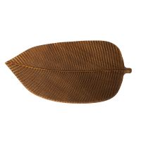 Блюдо для сервировки 'Ясень, 19x39 см, темно-коричневый Uneca