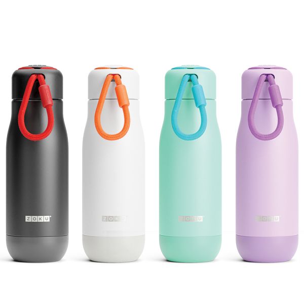 Термос zoku pc 350 мл черный