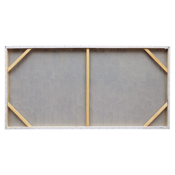 Панно декоративное с ручной росписью by feel, 140х70 см, хаки Bergenson Bjorn