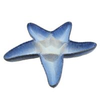 Менажница 44х44 см керамическая, синий, Sardinhas Costa Nova MRD441-00824G