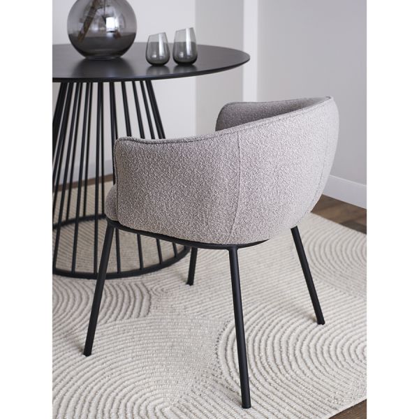 Стул paal, букле, серый Bergenson Bjorn