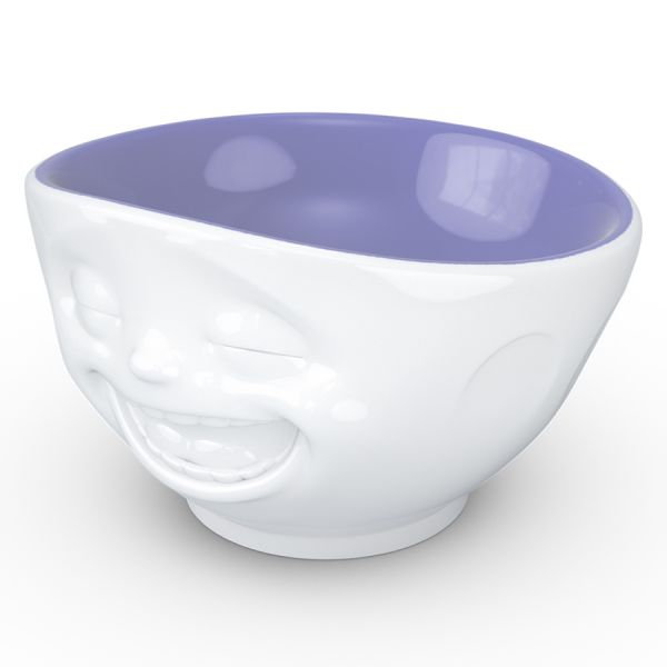 Чаша tassen laughing 500 мл белая-лавандовая
