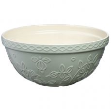 Миска серо-мятного цвета с рельефным узором Ягоды Тайги из коллекции russian north, 2.5 л Tkano