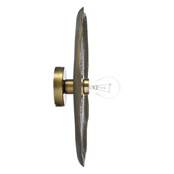 Светильник настенный wildflower, 41х46 см, античная латунь Bergenson Bjorn