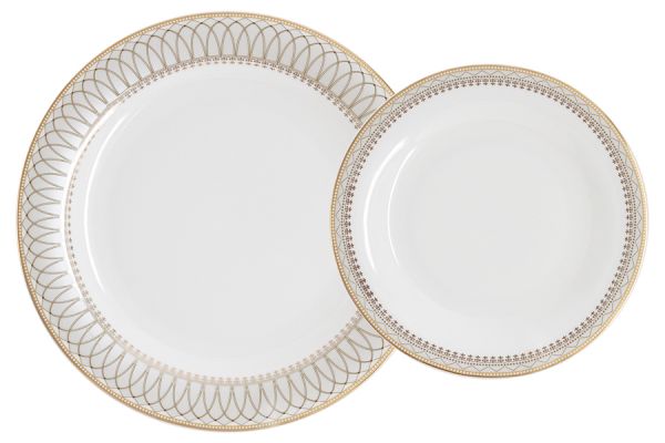Обеденный сервиз Диадема 27 предметов на 6 персон Anna Lafarg Emily