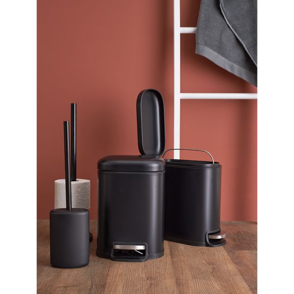 Ведро мусорное с педалью, графит, 5 л Smart Solutions