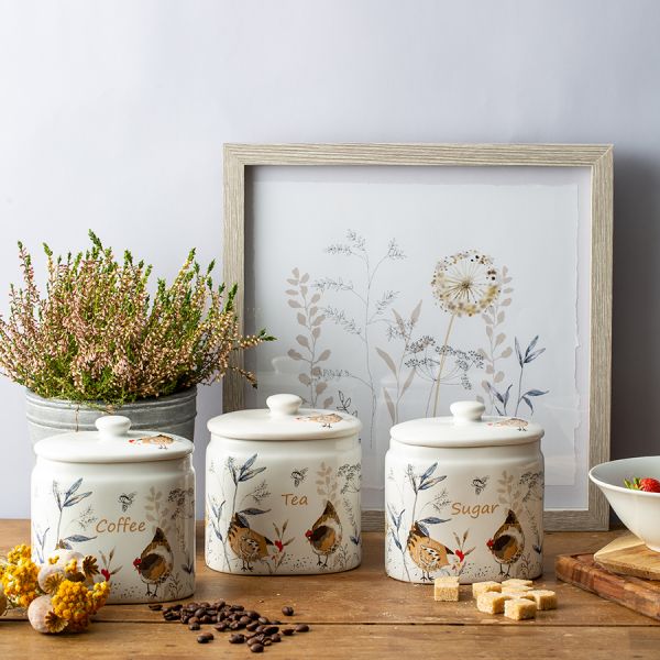 Емкость для хранения сахара country hens 650 мл