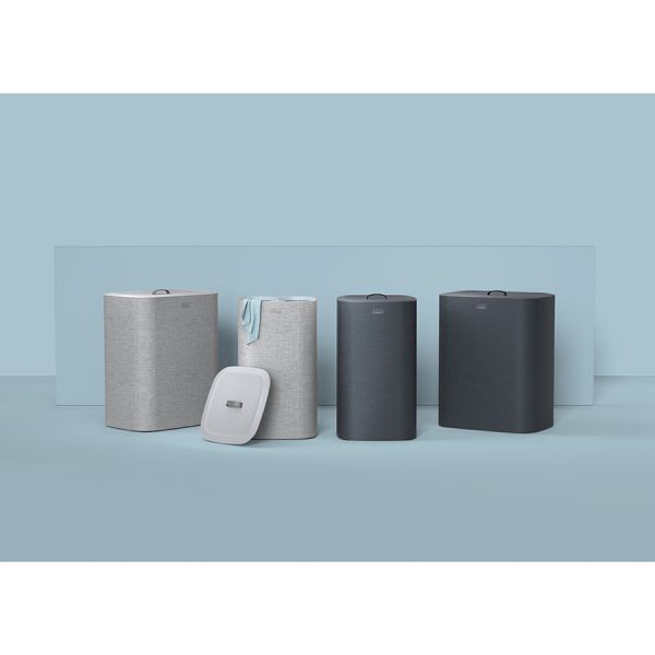 Корзина для белья tota™ 90 л черная