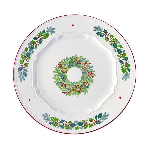 Набор из четырех тарелок nordic winter из коллекции new year essential, D23 см Tkano