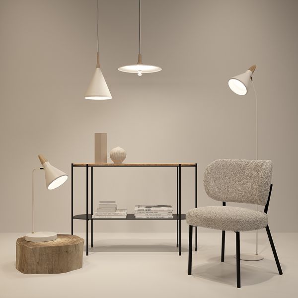 Торшер thor 164 см бежевый Bergenson Bjorn